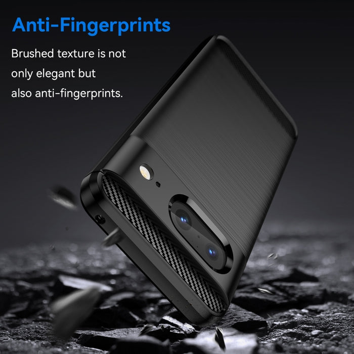 Funda de TPU con textura cepillada de fibra de carbono, For Google Pixel 8, For Google Pixel 8 Pro, For Xiaomi 13 Ultra