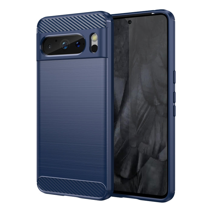 Funda de TPU con textura cepillada de fibra de carbono, For Google Pixel 8, For Google Pixel 8 Pro, For Xiaomi 13 Ultra