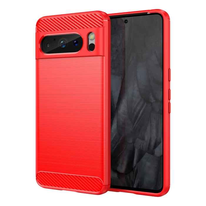 Funda de TPU con textura cepillada de fibra de carbono, For Google Pixel 8, For Google Pixel 8 Pro, For Xiaomi 13 Ultra