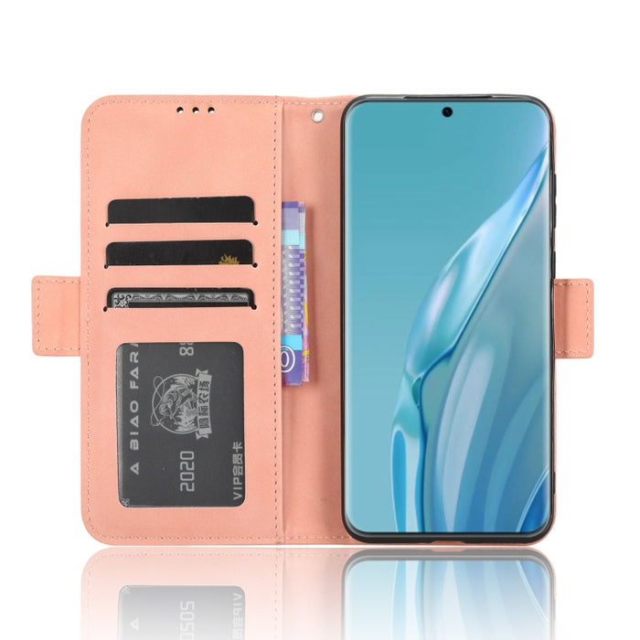 Funda de piel para teléfono con textura de piel de becerro y ranuras para tarjetas, For Huawei P60 Art, For Huawei P60 / P60 Pro, For Huawei Enjoy 60 4G, For Huawei Maimang 20, For Blackview A85, For Nokia C22, For Nokia C32 4G, For Nokia C12          ...