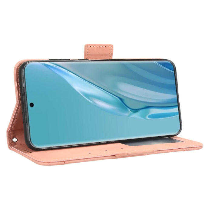 Funda de piel para teléfono con textura de piel de becerro y ranuras para tarjetas, For Huawei P60 Art, For Huawei P60 / P60 Pro, For Huawei Enjoy 60 4G, For Huawei Maimang 20, For Blackview A85, For Nokia C22, For Nokia C32 4G, For Nokia C12          ...