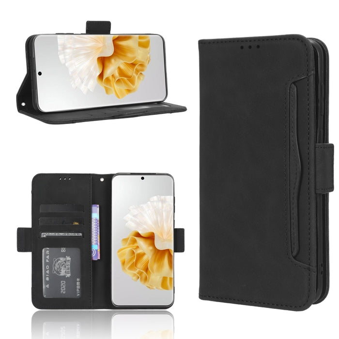 Funda de piel para teléfono con textura de piel de becerro y ranuras para tarjetas, For Huawei P60 Art, For Huawei P60 / P60 Pro, For Huawei Enjoy 60 4G, For Huawei Maimang 20, For Blackview A85, For Nokia C22, For Nokia C32 4G, For Nokia C12          ...