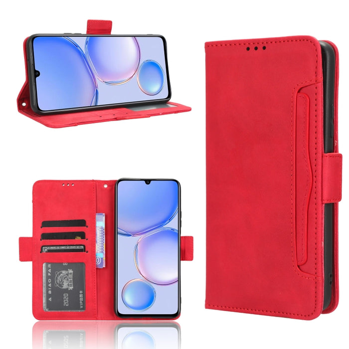 Funda de piel para teléfono con textura de piel de becerro y ranuras para tarjetas, For Huawei P60 Art, For Huawei P60 / P60 Pro, For Huawei Enjoy 60 4G, For Huawei Maimang 20, For Blackview A85, For Nokia C22, For Nokia C32 4G, For Nokia C12          ...