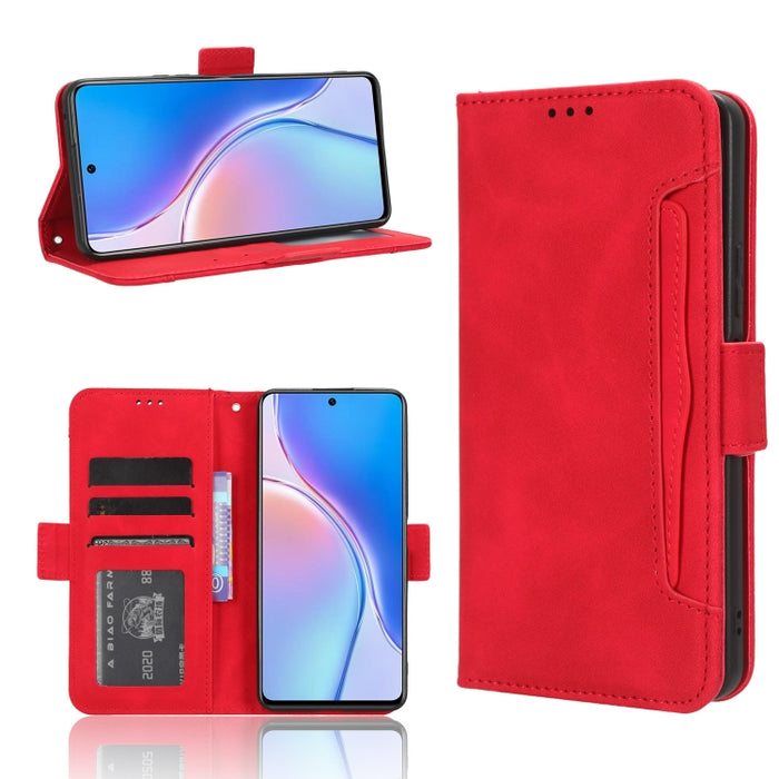 Funda de piel para teléfono con textura de piel de becerro y ranuras para tarjetas, For Huawei P60 Art, For Huawei P60 / P60 Pro, For Huawei Enjoy 60 4G, For Huawei Maimang 20, For Blackview A85, For Nokia C22, For Nokia C32 4G, For Nokia C12          ...