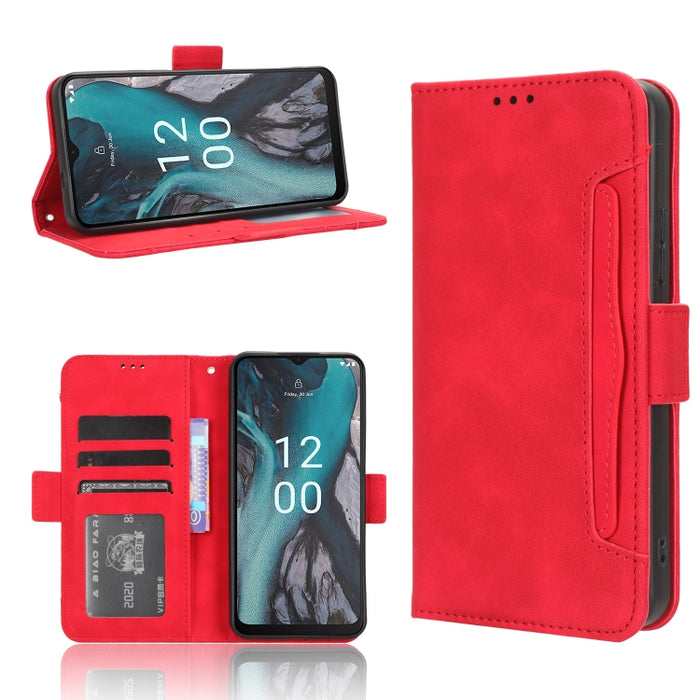 Funda de piel para teléfono con textura de piel de becerro y ranuras para tarjetas, For Huawei P60 Art, For Huawei P60 / P60 Pro, For Huawei Enjoy 60 4G, For Huawei Maimang 20, For Blackview A85, For Nokia C22, For Nokia C32 4G, For Nokia C12          ...