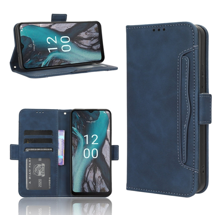 Funda de piel para teléfono con textura de piel de becerro y ranuras para tarjetas, For Huawei P60 Art, For Huawei P60 / P60 Pro, For Huawei Enjoy 60 4G, For Huawei Maimang 20, For Blackview A85, For Nokia C22, For Nokia C32 4G, For Nokia C12          ...