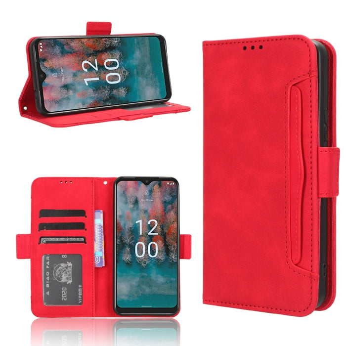 Funda de piel para teléfono con textura de piel de becerro y ranuras para tarjetas, For Huawei P60 Art, For Huawei P60 / P60 Pro, For Huawei Enjoy 60 4G, For Huawei Maimang 20, For Blackview A85, For Nokia C22, For Nokia C32 4G, For Nokia C12          ...