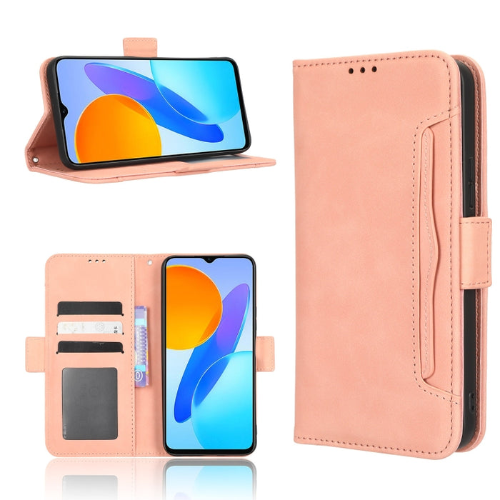 Funda de piel para teléfono con textura de piel de becerro y ranuras para tarjetas, For Huawei P60 Art, For Huawei P60 / P60 Pro, For Huawei Enjoy 60 4G, For Huawei Maimang 20, For Blackview A85, For Nokia C22, For Nokia C32 4G, For Nokia C12          ...