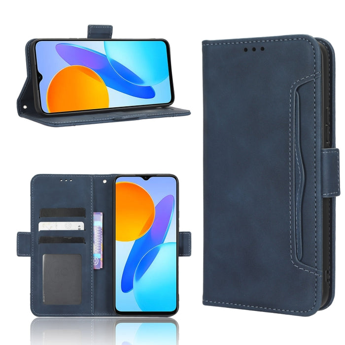Funda de piel para teléfono con textura de piel de becerro y ranuras para tarjetas, For Huawei P60 Art, For Huawei P60 / P60 Pro, For Huawei Enjoy 60 4G, For Huawei Maimang 20, For Blackview A85, For Nokia C22, For Nokia C32 4G, For Nokia C12          ...