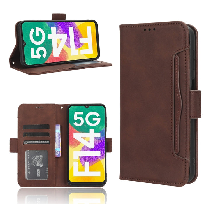 Funda de piel para teléfono con textura de piel de becerro y ranuras para tarjetas, For Huawei P60 Art, For Huawei P60 / P60 Pro, For Huawei Enjoy 60 4G, For Huawei Maimang 20, For Blackview A85, For Nokia C22, For Nokia C32 4G, For Nokia C12          ...