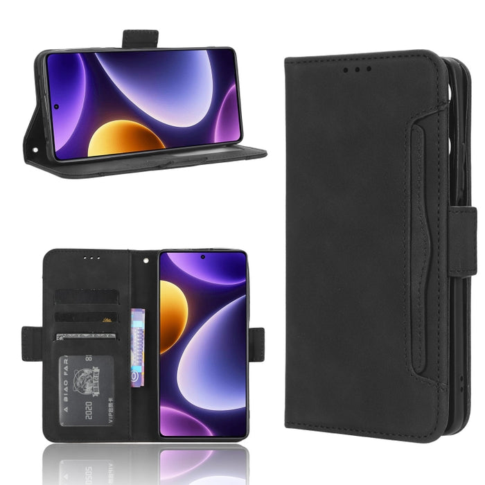 Funda de piel para teléfono con textura de piel de becerro y ranuras para tarjetas, For Huawei P60 Art, For Huawei P60 / P60 Pro, For Huawei Enjoy 60 4G, For Huawei Maimang 20, For Blackview A85, For Nokia C22, For Nokia C32 4G, For Nokia C12          ...