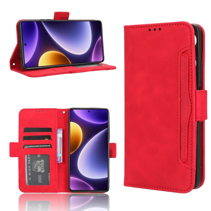 Funda de piel para teléfono con textura de piel de becerro y ranuras para tarjetas, For Huawei P60 Art, For Huawei P60 / P60 Pro, For Huawei Enjoy 60 4G, For Huawei Maimang 20, For Blackview A85, For Nokia C22, For Nokia C32 4G, For Nokia C12          ...