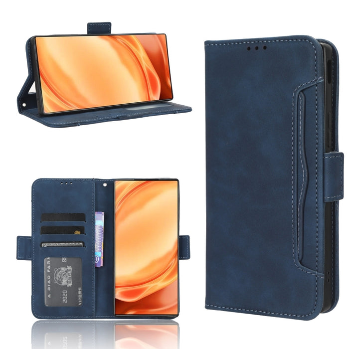 Funda de piel para teléfono con textura de piel de becerro y ranuras para tarjetas, For Huawei P60 Art, For Huawei P60 / P60 Pro, For Huawei Enjoy 60 4G, For Huawei Maimang 20, For Blackview A85, For Nokia C22, For Nokia C32 4G, For Nokia C12          ...