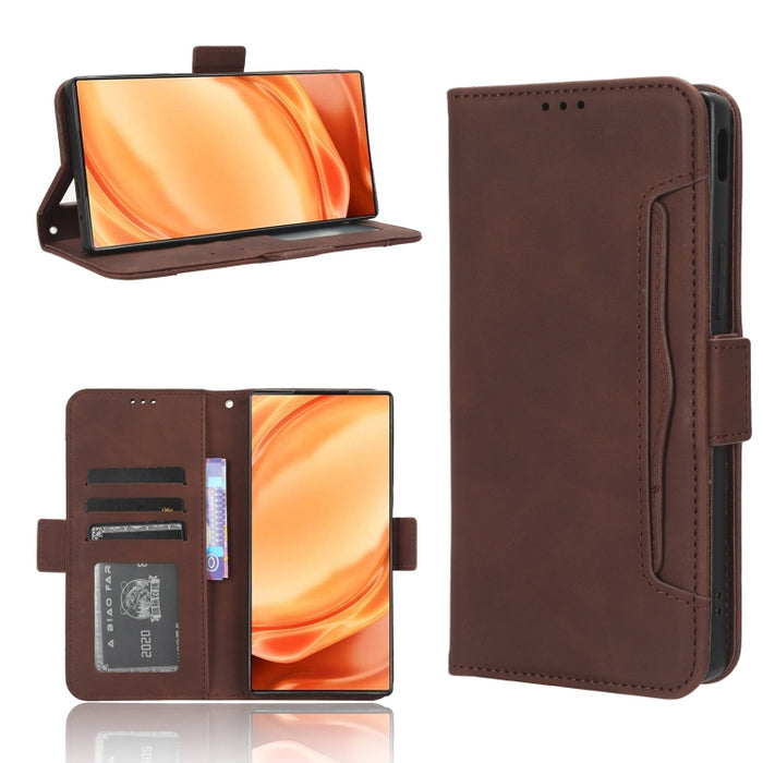 Funda de piel para teléfono con textura de piel de becerro y ranuras para tarjetas, For Huawei P60 Art, For Huawei P60 / P60 Pro, For Huawei Enjoy 60 4G, For Huawei Maimang 20, For Blackview A85, For Nokia C22, For Nokia C32 4G, For Nokia C12          ...