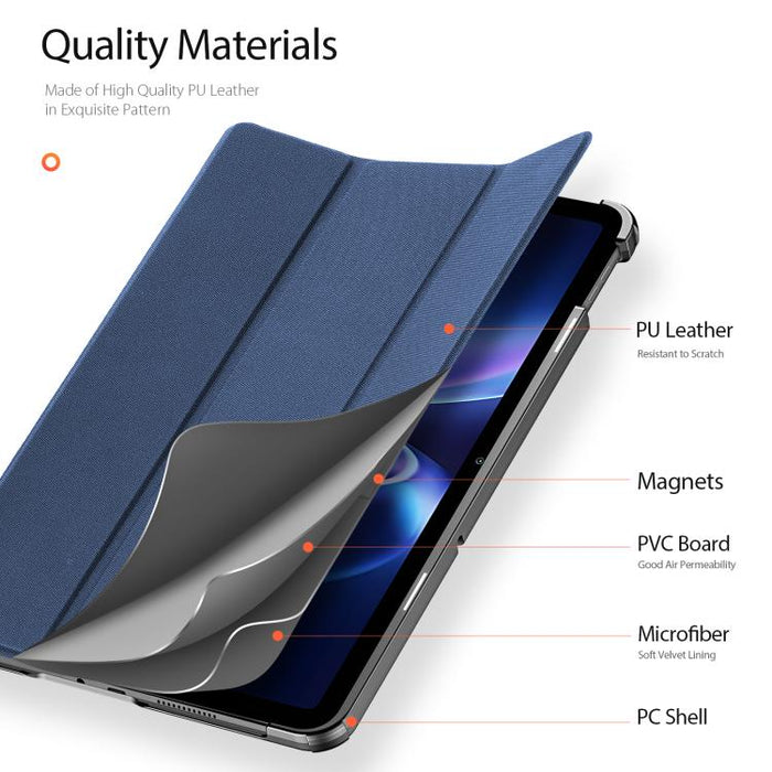 DUX DUCIS Domo Series Estuche de tableta de cuero con tapa magnética, For Redmi Pad 2 SE 9.7 inch 2026, For Xiaomi Pad 8 / 8 Pro / 7 / 7 Pro, For Xiaomi Pad 7S Pro 12.5, For Xiaomi Redmi Pad 2, For Xiaomi Redmi Pad SE 4G, For Xiaomi Redmi Pad SE       ...