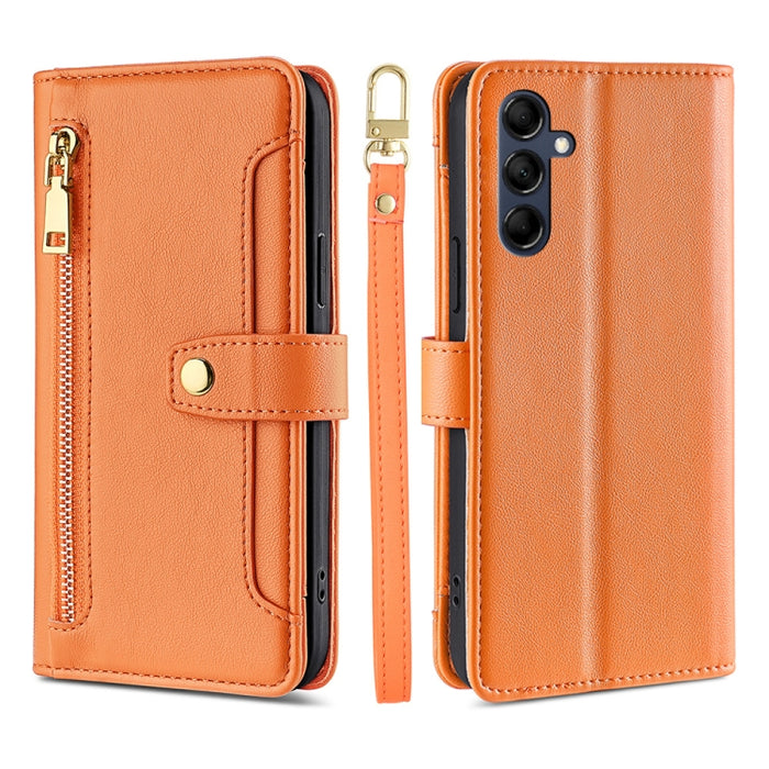 Estuche para teléfono de cuero con cremallera cruzada con textura de oveja, For vivo iQOO Z7x, For OPPO A55S 5G, For Realme GT Neo5 SE, For Xiaomi Redmi Note 12 Turbo, For Kyocera Digno SX3-KYG02, For Nokia C12, For Nokia C22, For Nokia C32            ...
