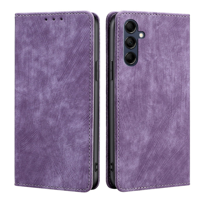 Estuche para teléfono de cuero magnético con cepillo antirrobo RFID, For vivo iQOO Z7x, For OPPO A55S 5G, For Realme GT Neo5 SE, For Xiaomi Redmi Note 12 Turbo, For Kyocera Digno SX3-KYG02, For Nokia C12, For Nokia C22, For Nokia C32                   ...