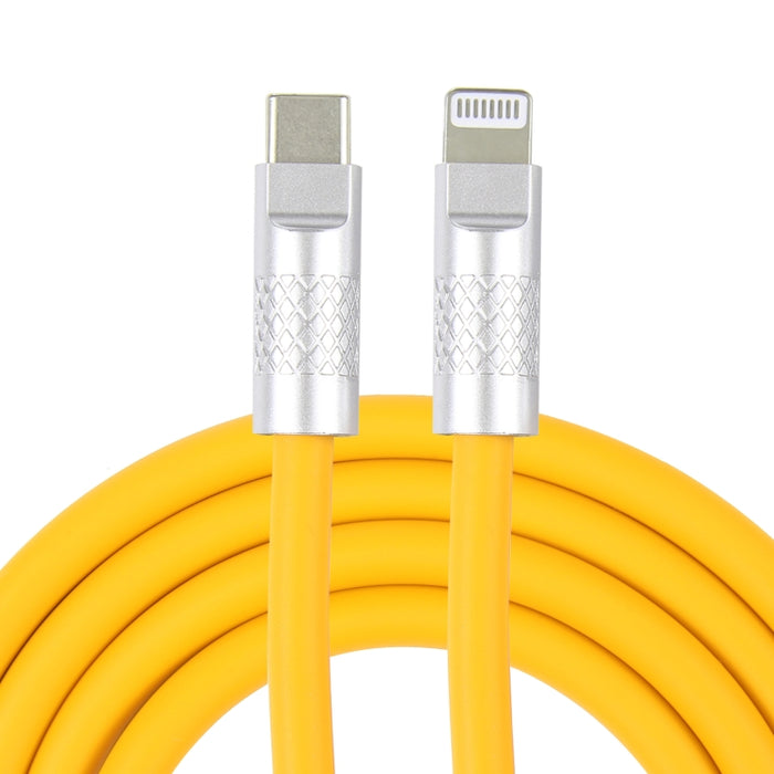 Mech Series 120W USB-C / Type-C a cable de datos de carga rápida de silicona con enchufe de metal de 8 pines, longitud: 1,2 m, 8 Pin, 1.2m Type-C to 8 Pin