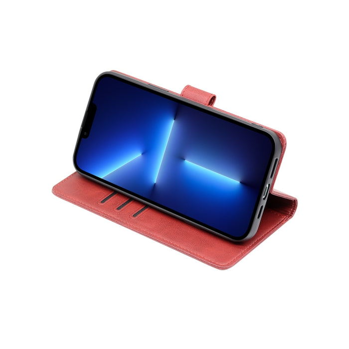 Estuche para teléfono de cuero con tapa y hebilla con textura de becerro, For vivo iQOO Z7x, For OPPO A55S 5G, For Realme GT Neo5 SE, For Xiaomi Redmi Note 12 Turbo, For Kyocera Digno SX3-KYG02, For Nokia C12, For Nokia C22, For Nokia C32              ...