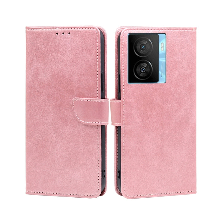 Estuche para teléfono de cuero con tapa y hebilla con textura de becerro, For vivo iQOO Z7x, For OPPO A55S 5G, For Realme GT Neo5 SE, For Xiaomi Redmi Note 12 Turbo, For Kyocera Digno SX3-KYG02, For Nokia C12, For Nokia C22, For Nokia C32              ...