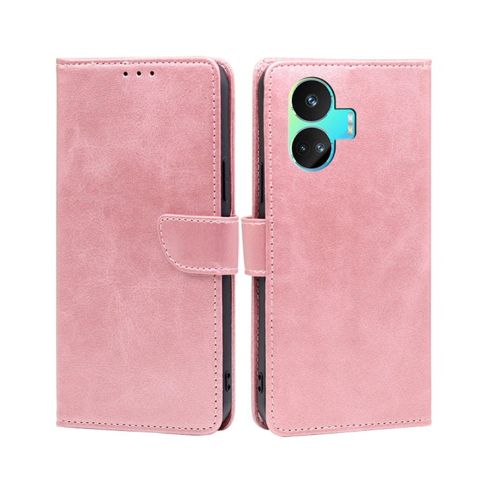Estuche para teléfono de cuero con tapa y hebilla con textura de becerro, For vivo iQOO Z7x, For OPPO A55S 5G, For Realme GT Neo5 SE, For Xiaomi Redmi Note 12 Turbo, For Kyocera Digno SX3-KYG02, For Nokia C12, For Nokia C22, For Nokia C32              ...
