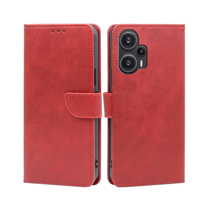 Estuche para teléfono de cuero con tapa y hebilla con textura de becerro, For vivo iQOO Z7x, For OPPO A55S 5G, For Realme GT Neo5 SE, For Xiaomi Redmi Note 12 Turbo, For Kyocera Digno SX3-KYG02, For Nokia C12, For Nokia C22, For Nokia C32              ...