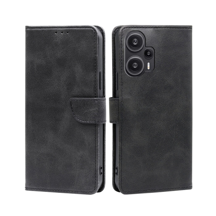 Estuche para teléfono de cuero con tapa y hebilla con textura de becerro, For vivo iQOO Z7x, For OPPO A55S 5G, For Realme GT Neo5 SE, For Xiaomi Redmi Note 12 Turbo, For Kyocera Digno SX3-KYG02, For Nokia C12, For Nokia C22, For Nokia C32              ...