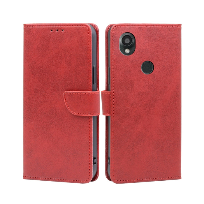 Estuche para teléfono de cuero con tapa y hebilla con textura de becerro, For vivo iQOO Z7x, For OPPO A55S 5G, For Realme GT Neo5 SE, For Xiaomi Redmi Note 12 Turbo, For Kyocera Digno SX3-KYG02, For Nokia C12, For Nokia C22, For Nokia C32              ...
