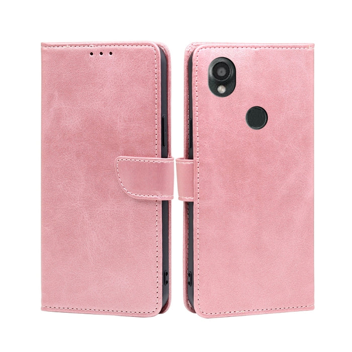 Estuche para teléfono de cuero con tapa y hebilla con textura de becerro, For vivo iQOO Z7x, For OPPO A55S 5G, For Realme GT Neo5 SE, For Xiaomi Redmi Note 12 Turbo, For Kyocera Digno SX3-KYG02, For Nokia C12, For Nokia C22, For Nokia C32              ...