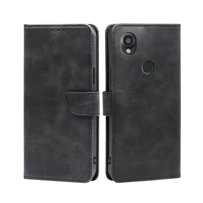 Estuche para teléfono de cuero con tapa y hebilla con textura de becerro, For vivo iQOO Z7x, For OPPO A55S 5G, For Realme GT Neo5 SE, For Xiaomi Redmi Note 12 Turbo, For Kyocera Digno SX3-KYG02, For Nokia C12, For Nokia C22, For Nokia C32              ...