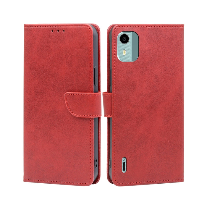 Estuche para teléfono de cuero con tapa y hebilla con textura de becerro, For vivo iQOO Z7x, For OPPO A55S 5G, For Realme GT Neo5 SE, For Xiaomi Redmi Note 12 Turbo, For Kyocera Digno SX3-KYG02, For Nokia C12, For Nokia C22, For Nokia C32              ...