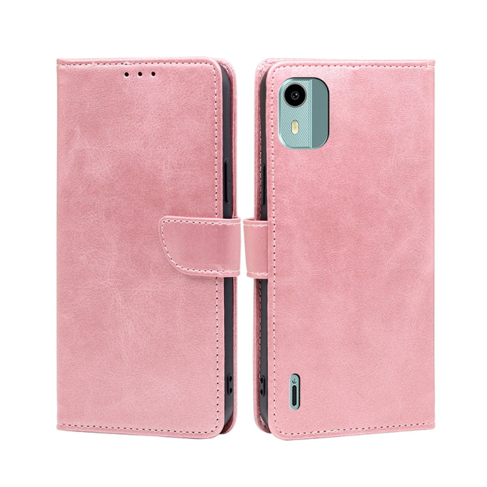 Estuche para teléfono de cuero con tapa y hebilla con textura de becerro, For vivo iQOO Z7x, For OPPO A55S 5G, For Realme GT Neo5 SE, For Xiaomi Redmi Note 12 Turbo, For Kyocera Digno SX3-KYG02, For Nokia C12, For Nokia C22, For Nokia C32              ...