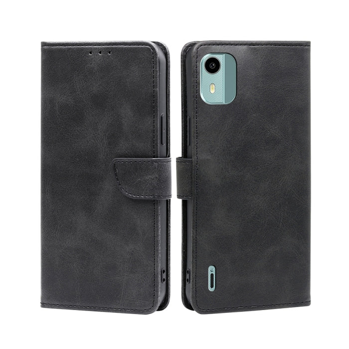 Estuche para teléfono de cuero con tapa y hebilla con textura de becerro, For vivo iQOO Z7x, For OPPO A55S 5G, For Realme GT Neo5 SE, For Xiaomi Redmi Note 12 Turbo, For Kyocera Digno SX3-KYG02, For Nokia C12, For Nokia C22, For Nokia C32              ...