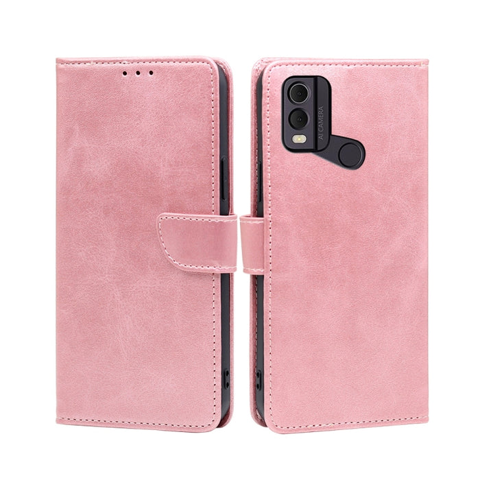Estuche para teléfono de cuero con tapa y hebilla con textura de becerro, For vivo iQOO Z7x, For OPPO A55S 5G, For Realme GT Neo5 SE, For Xiaomi Redmi Note 12 Turbo, For Kyocera Digno SX3-KYG02, For Nokia C12, For Nokia C22, For Nokia C32              ...