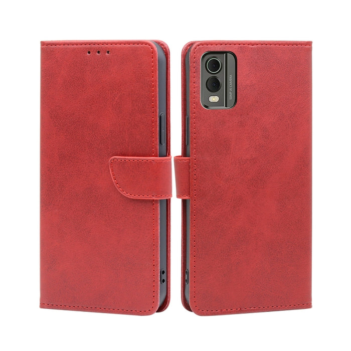 Estuche para teléfono de cuero con tapa y hebilla con textura de becerro, For vivo iQOO Z7x, For OPPO A55S 5G, For Realme GT Neo5 SE, For Xiaomi Redmi Note 12 Turbo, For Kyocera Digno SX3-KYG02, For Nokia C12, For Nokia C22, For Nokia C32              ...