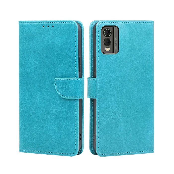 Estuche para teléfono de cuero con tapa y hebilla con textura de becerro, For vivo iQOO Z7x, For OPPO A55S 5G, For Realme GT Neo5 SE, For Xiaomi Redmi Note 12 Turbo, For Kyocera Digno SX3-KYG02, For Nokia C12, For Nokia C22, For Nokia C32              ...