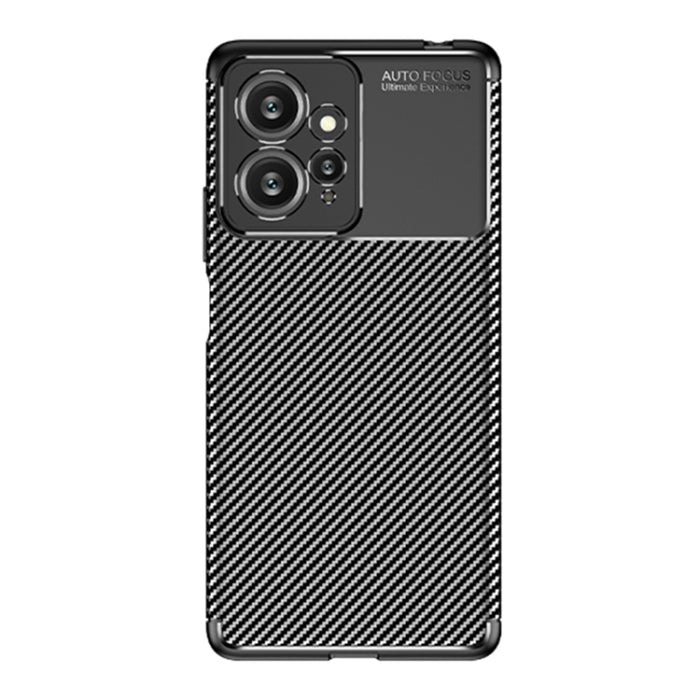 Funda de teléfono TPU a prueba de golpes con textura de fibra de carbono, For Xiaomi Redmi Note 12 4G Global