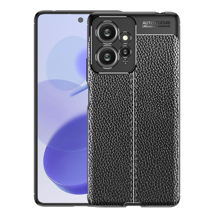 Funda de teléfono TPU a prueba de golpes con textura Litchi, For Xiaomi Redmi Note 12 4G Global, For Honor X50i 5G