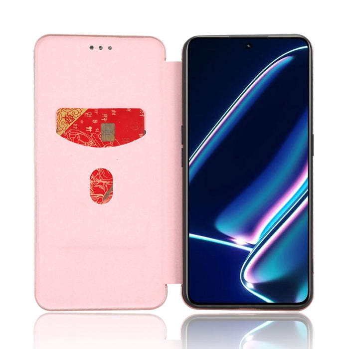 Funda de cuero con textura de fibra de carbono para teléfono, For Realme GT Neo5 SE, For DOOGEE X97 / X97 Pro, For ASUS ROG Phone 7, For Motorola Edge 40 Pro, For Nokia C22, For Samsung Galaxy F14, For Xiaomi 13 Ultra