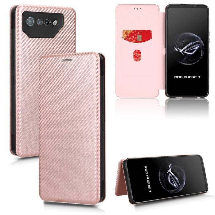 Funda de cuero con textura de fibra de carbono para teléfono, For Realme GT Neo5 SE, For DOOGEE X97 / X97 Pro, For ASUS ROG Phone 7, For Motorola Edge 40 Pro, For Nokia C22, For Samsung Galaxy F14, For Xiaomi 13 Ultra