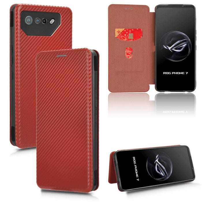 Funda de cuero con textura de fibra de carbono para teléfono, For Realme GT Neo5 SE, For DOOGEE X97 / X97 Pro, For ASUS ROG Phone 7, For Motorola Edge 40 Pro, For Nokia C22, For Samsung Galaxy F14, For Xiaomi 13 Ultra
