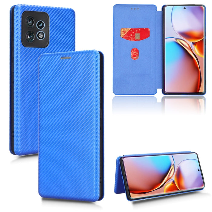 Funda de cuero con textura de fibra de carbono para teléfono, For Realme GT Neo5 SE, For DOOGEE X97 / X97 Pro, For ASUS ROG Phone 7, For Motorola Edge 40 Pro, For Nokia C22, For Samsung Galaxy F14, For Xiaomi 13 Ultra