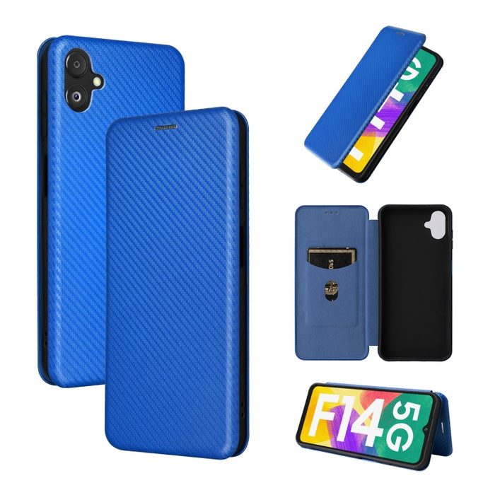 Funda de cuero con textura de fibra de carbono para teléfono, For Realme GT Neo5 SE, For DOOGEE X97 / X97 Pro, For ASUS ROG Phone 7, For Motorola Edge 40 Pro, For Nokia C22, For Samsung Galaxy F14, For Xiaomi 13 Ultra