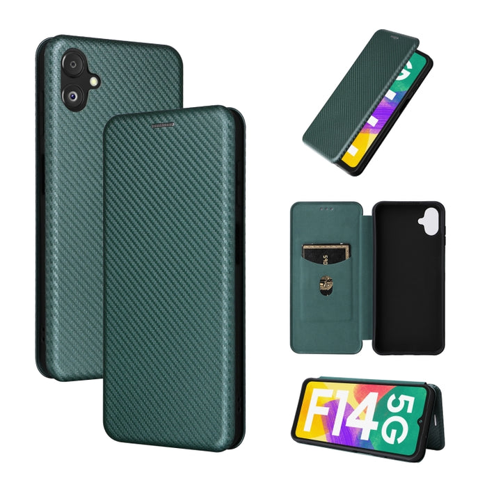 Funda de cuero con textura de fibra de carbono para teléfono, For Realme GT Neo5 SE, For DOOGEE X97 / X97 Pro, For ASUS ROG Phone 7, For Motorola Edge 40 Pro, For Nokia C22, For Samsung Galaxy F14, For Xiaomi 13 Ultra
