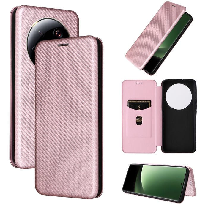 Funda de cuero con textura de fibra de carbono para teléfono, For Realme GT Neo5 SE, For DOOGEE X97 / X97 Pro, For ASUS ROG Phone 7, For Motorola Edge 40 Pro, For Nokia C22, For Samsung Galaxy F14, For Xiaomi 13 Ultra