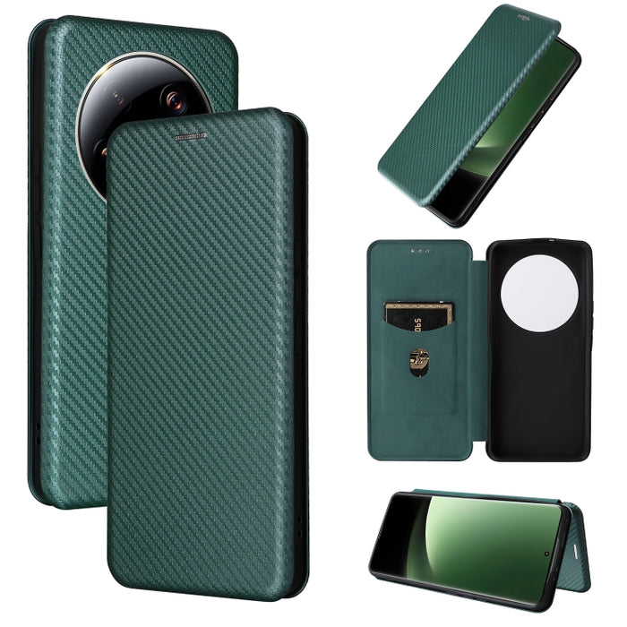 Funda de cuero con textura de fibra de carbono para teléfono, For Realme GT Neo5 SE, For DOOGEE X97 / X97 Pro, For ASUS ROG Phone 7, For Motorola Edge 40 Pro, For Nokia C22, For Samsung Galaxy F14, For Xiaomi 13 Ultra
