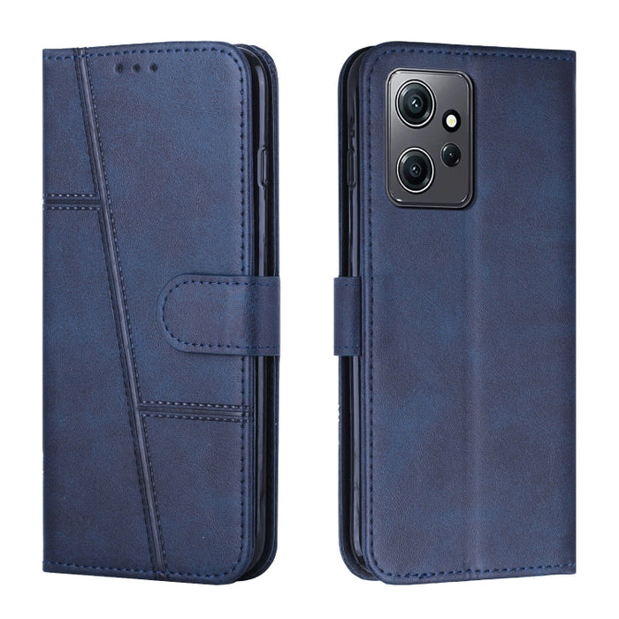 Estuche para teléfono de cuero con hebilla de textura de becerro cosido, For Samsung Galaxy A24 4G, For Samsung Galaxy M14 5G / F14 5G, For Google Pixel 7a, For Google Pixel 8, For Google Pixel 8 Pro, For Infinix Hot 30i, For Tecno Spark 10            ...