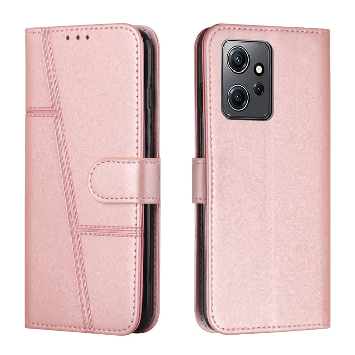Estuche para teléfono de cuero con hebilla de textura de becerro cosido, For Samsung Galaxy A24 4G, For Samsung Galaxy M14 5G / F14 5G, For Google Pixel 7a, For Google Pixel 8, For Google Pixel 8 Pro, For Infinix Hot 30i, For Tecno Spark 10            ...