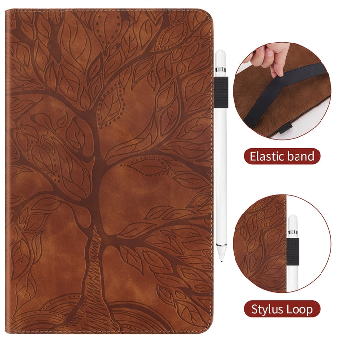 Life Tree Series Estuche de cuero con tapa horizontal para tableta, For Amazon Kindle 6 2022, For Xiaomi Pad 6 / Pad 6 Pro