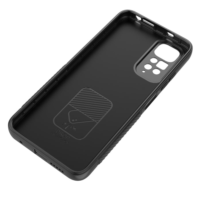 Caja de teléfono de TPU con textura ondulada con película de lente, For Xiaomi Redmi Note 11, For Xiaomi Poco F5, For Xiaomi Redmi Note 11S, For Xiaomi Redmi Note 12 Turbo